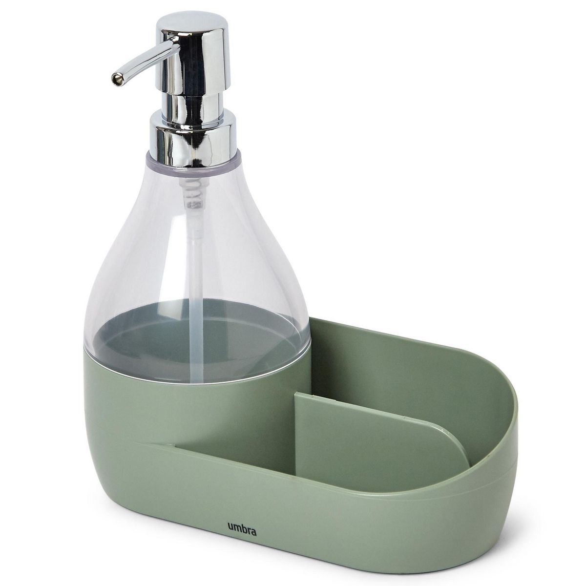 UMBRA - Dispensador de jabón con organizador verde