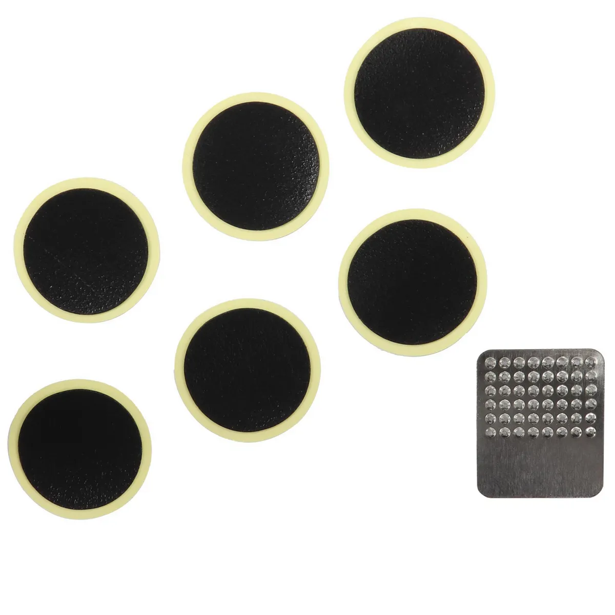 AUTOSTYLE - Set 6 parches adhesivos para cámara de bicicleta