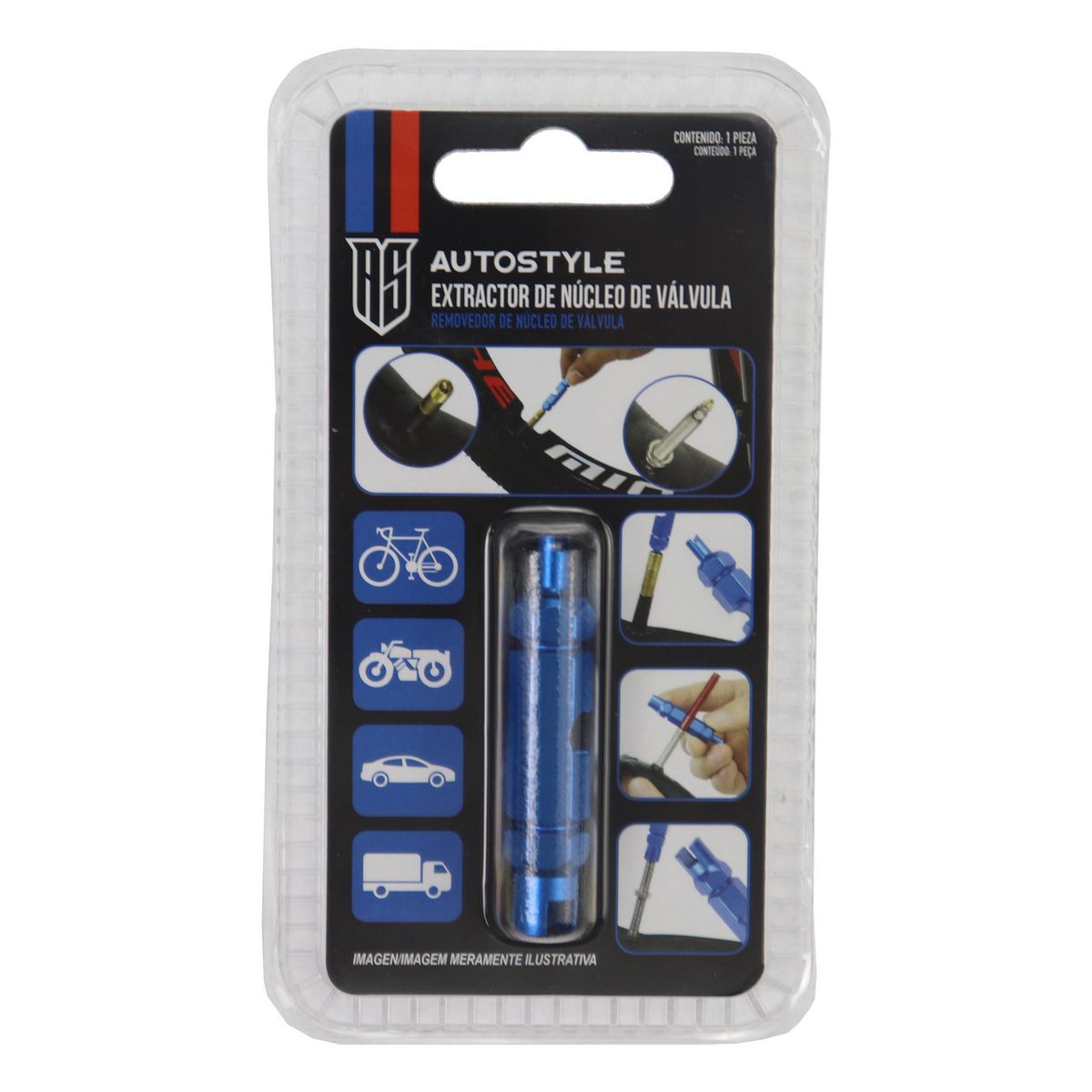 AUTOSTYLE - Extractor de núcleo de válvula o pepa