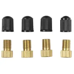 AUTOSTYLE - Set 4 adaptadores válvula presta