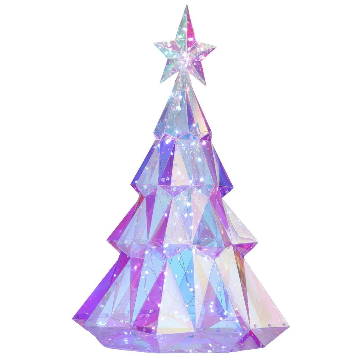 DEAR SANTA - Árbol navidad led tornasol 65 cm