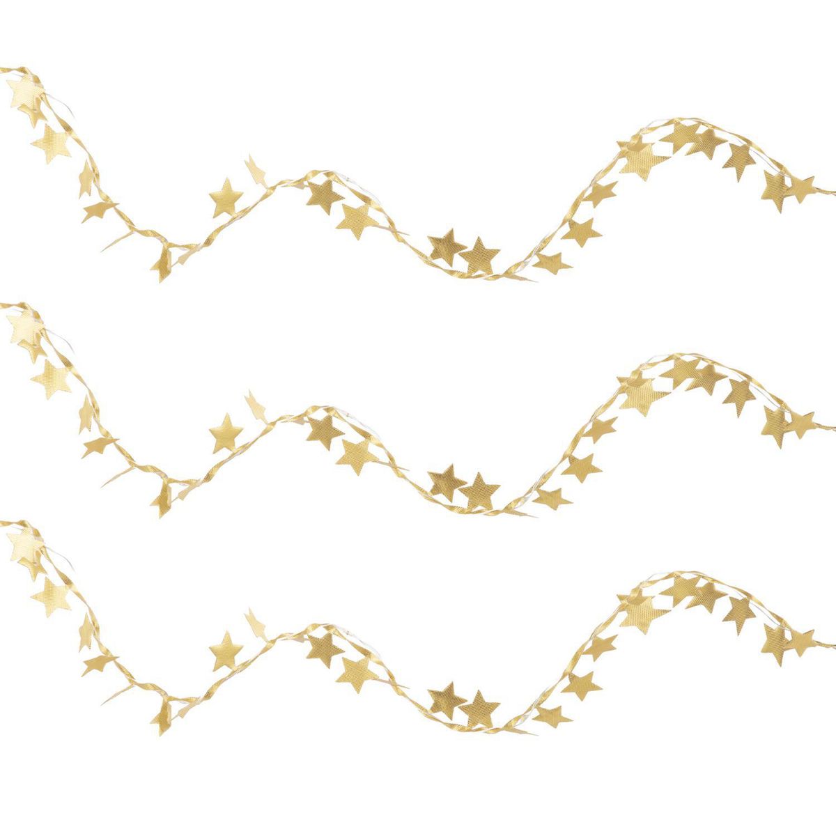 DEAR SANTA - Luz Navidad Led Cálida Estrella Dorado 