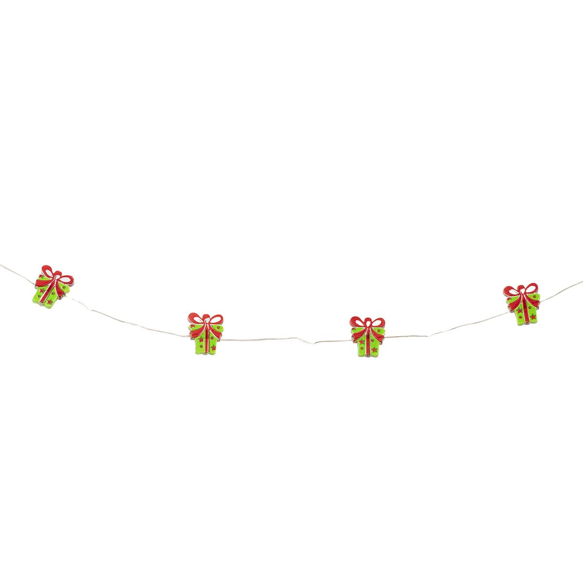 DEAR SANTA - Guirnalda 20 Luces Caja Regalo Navidad