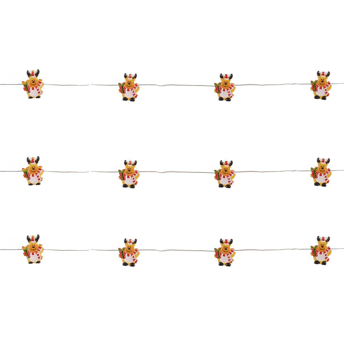 DEAR SANTA - Guirnalda 20 Luces Reno Navidad