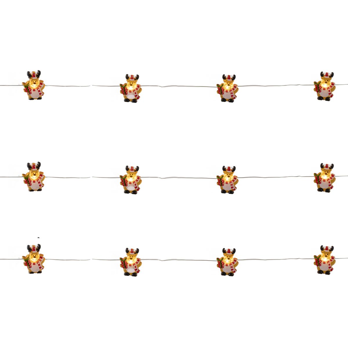 DEAR SANTA - Guirnalda 20 Luces Reno Navidad