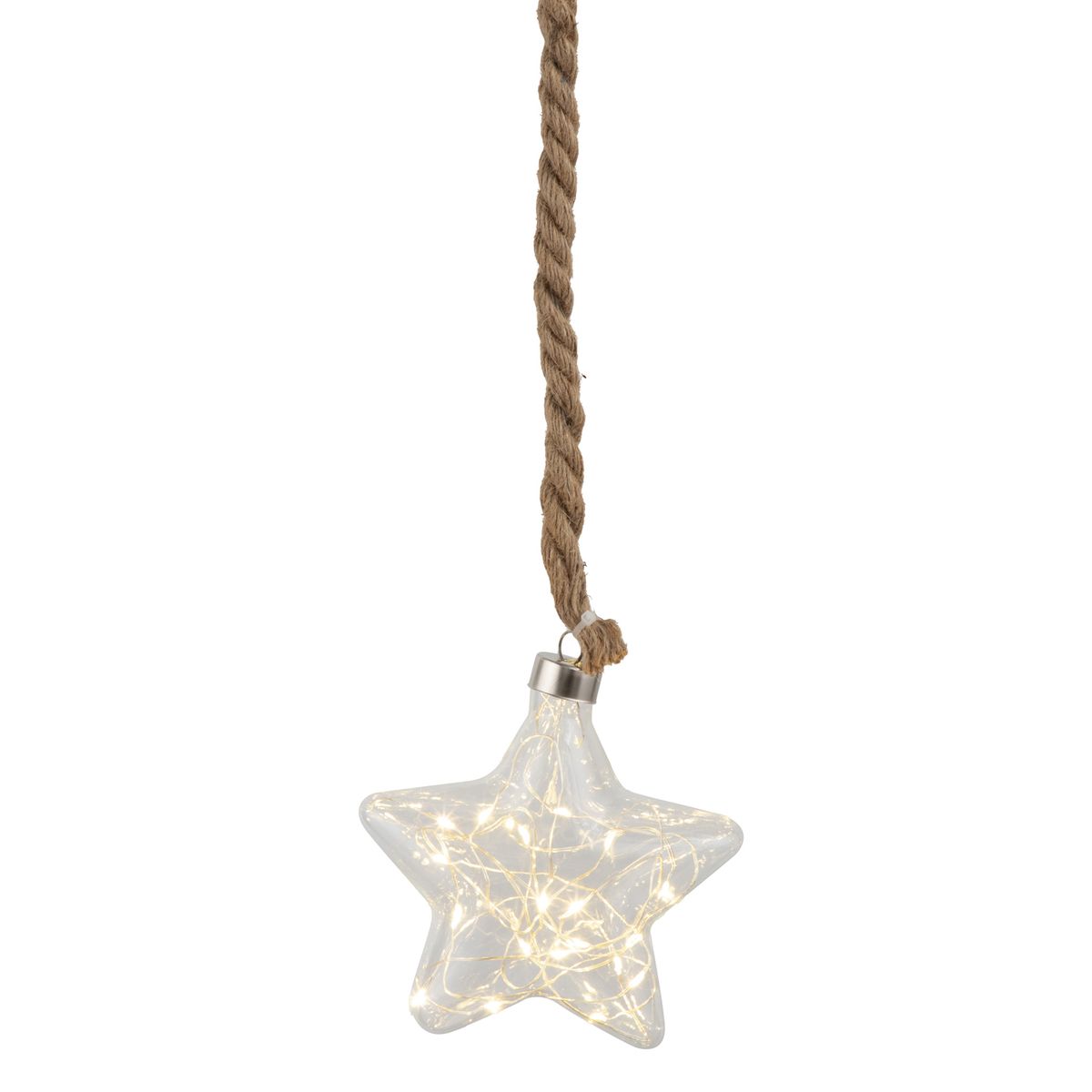 DEAR SANTA - Estrella navidad cristal 20 luces