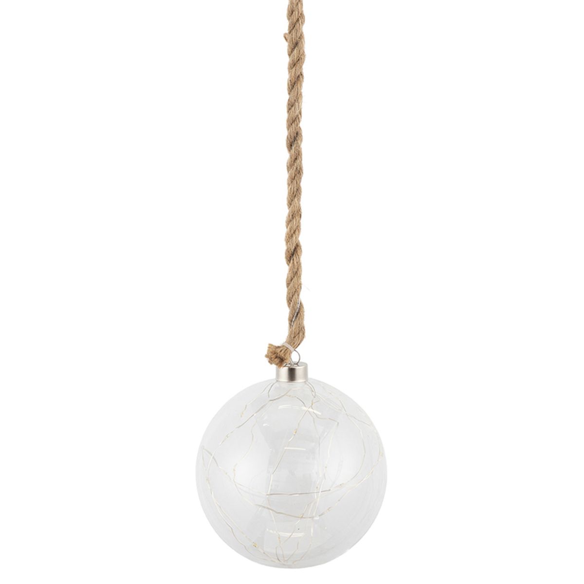 DEAR SANTA - Bola navidad cristal 20 luces