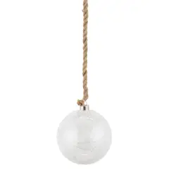 DEAR SANTA - Bola navidad cristal 20 luces