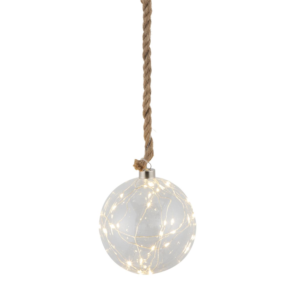 DEAR SANTA - Bola navidad cristal 20 luces