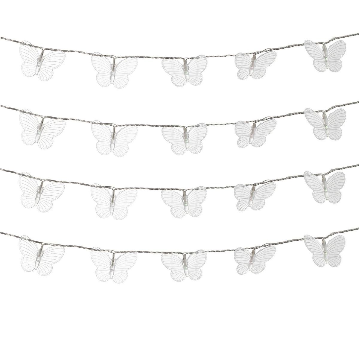 DEAR SANTA - Guirnalda 60 Luces Mariposa navidad RGB
