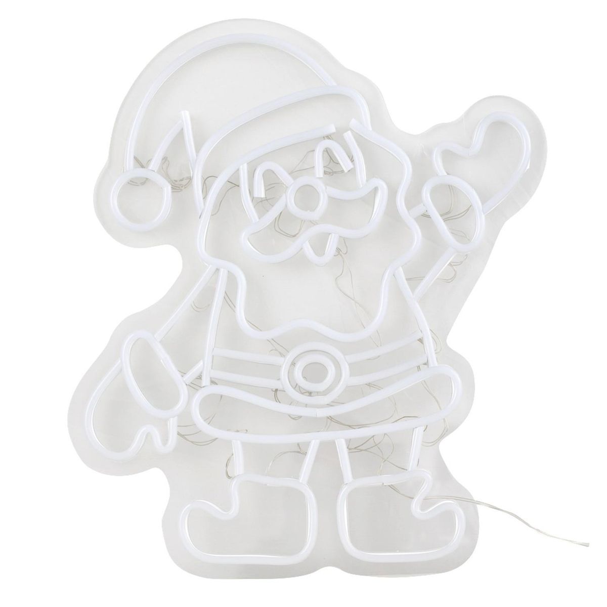 DEAR SANTA - Letrero neón navidad santa 35 cm