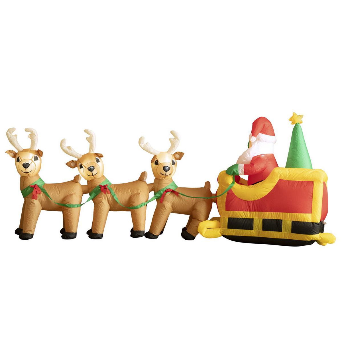 Trineo renos navidad inflable 280 cm, marca DEAR SANTA - Foto Principal