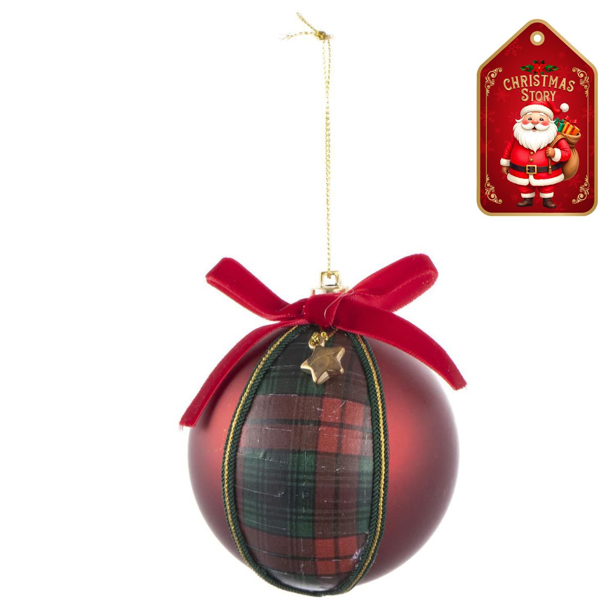 DEAR SANTA - Esfera navidad 8 cm xmas story