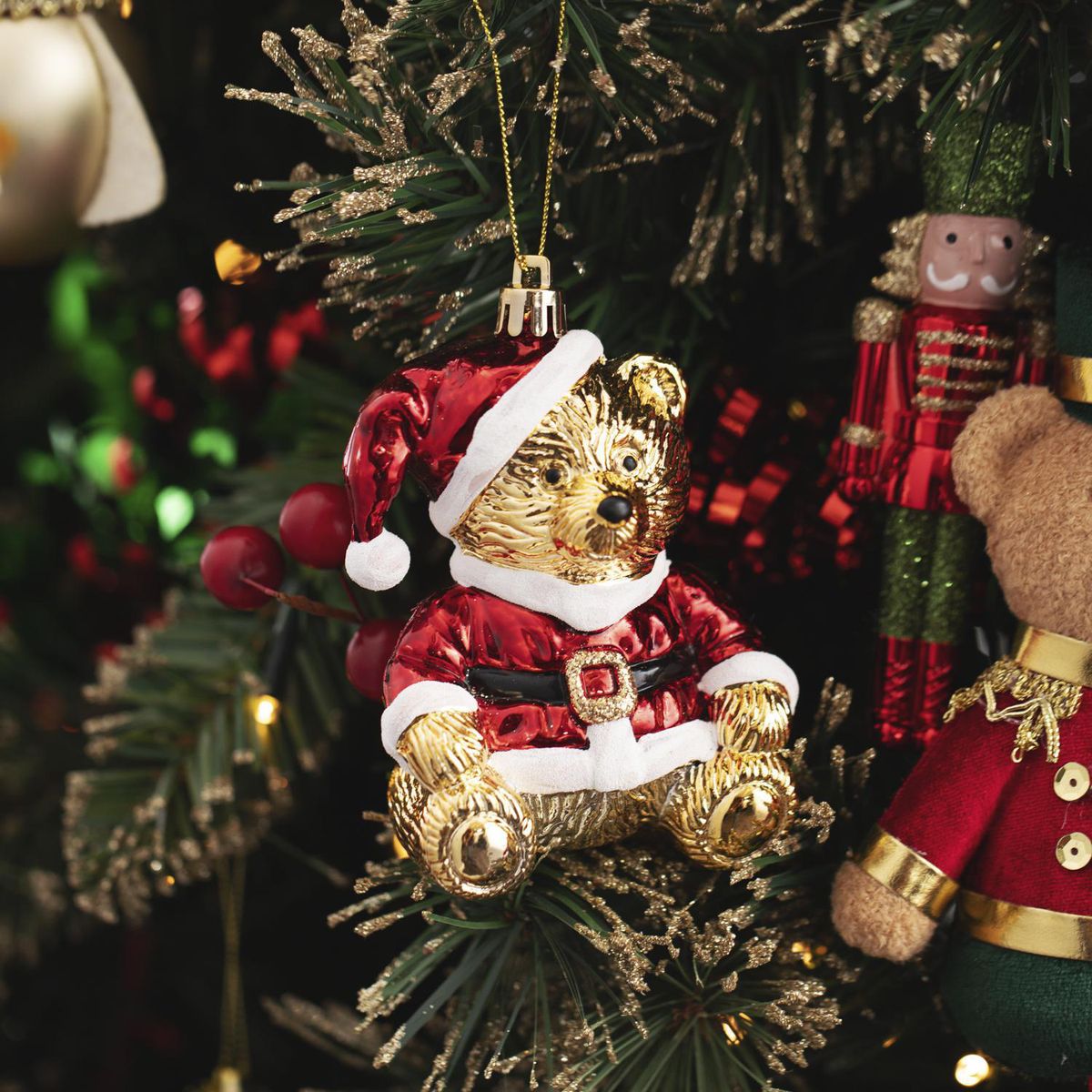 DEAR SANTA - Oso sentado navidad 10 cm xmas story