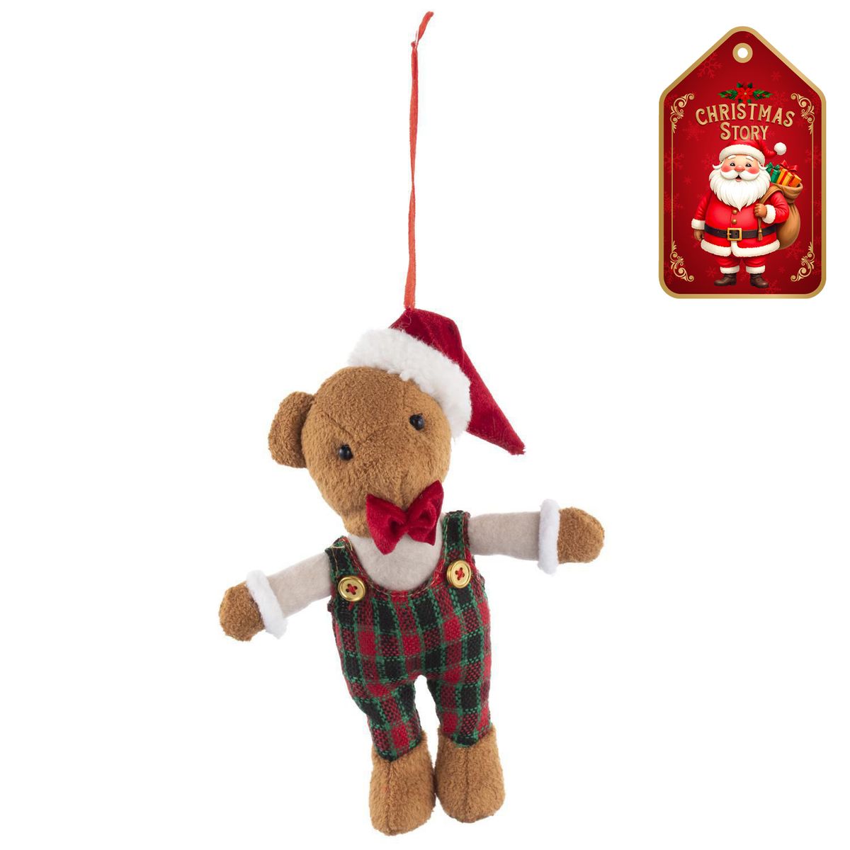 DEAR SANTA - Adorno Oso niño navidad textil xmas story