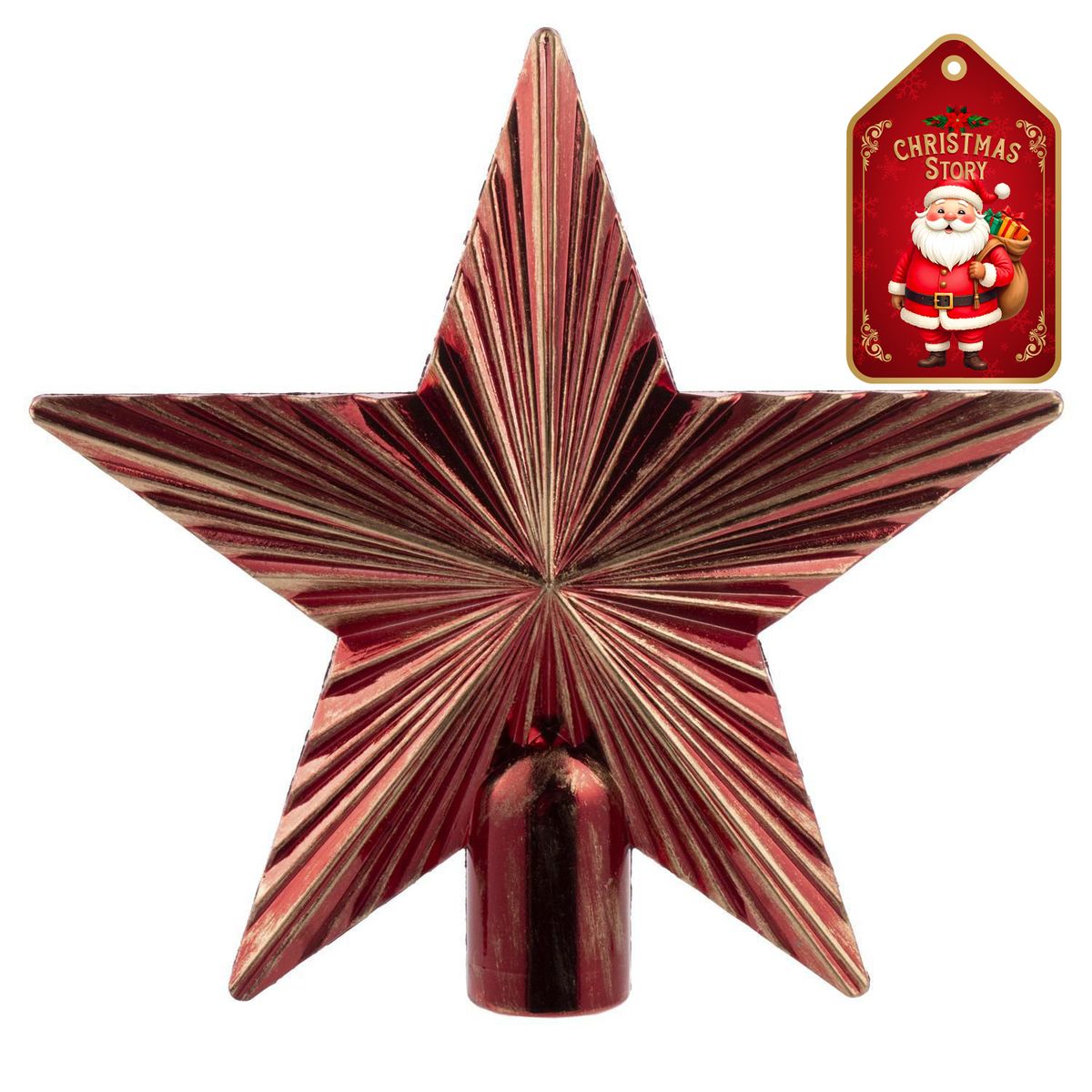 DEAR SANTA - Tope de árbol navidad estrella xmas story