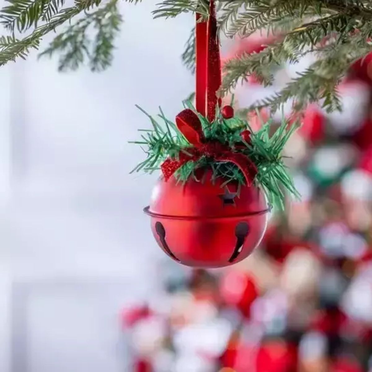 DEAR SANTA - Adorno cascabel navidad rojo xmas story