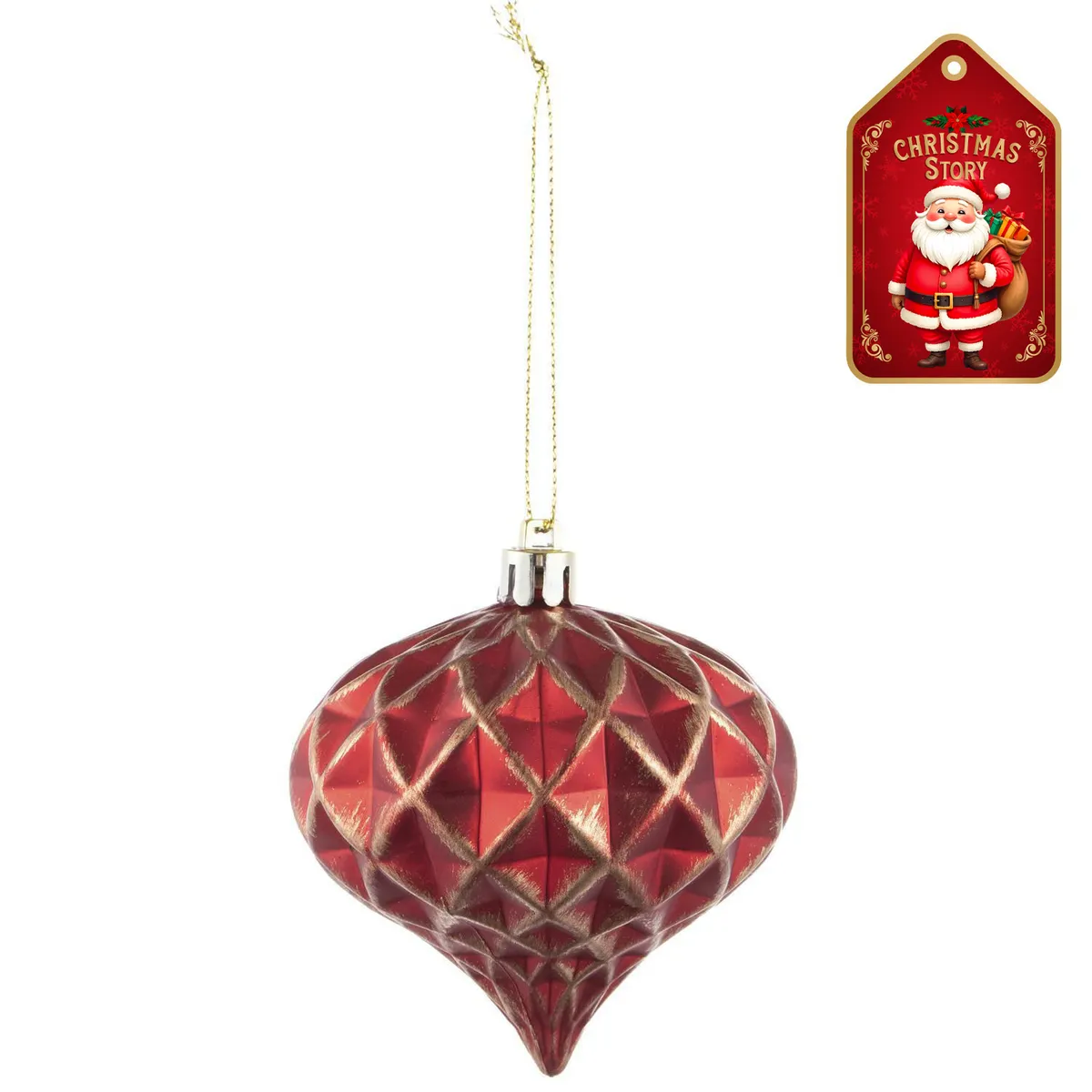 DEAR SANTA - Adorno navidad onion 8 cm xmas story