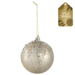 DEAR SANTA - Esfera navidad brillante 8 cm aos