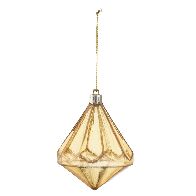 DEAR SANTA - Adorno navidad diamante onion 7cm aos