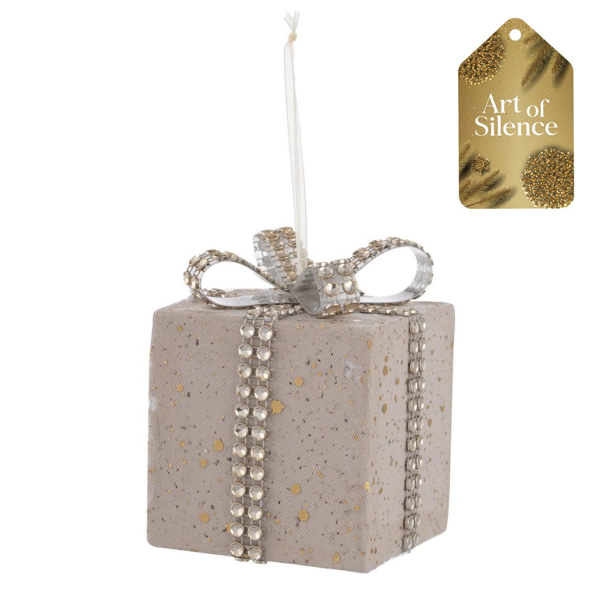 DEAR SANTA - Adorno navidad regalo 8 cm aos