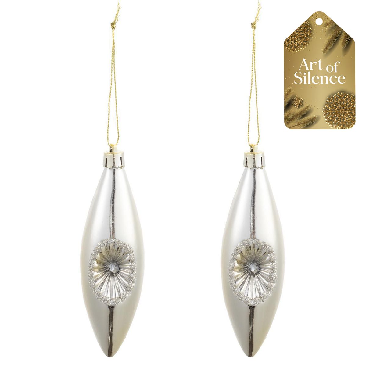 DEAR SANTA - Set 2 Olivas Navidad Champaña Aos