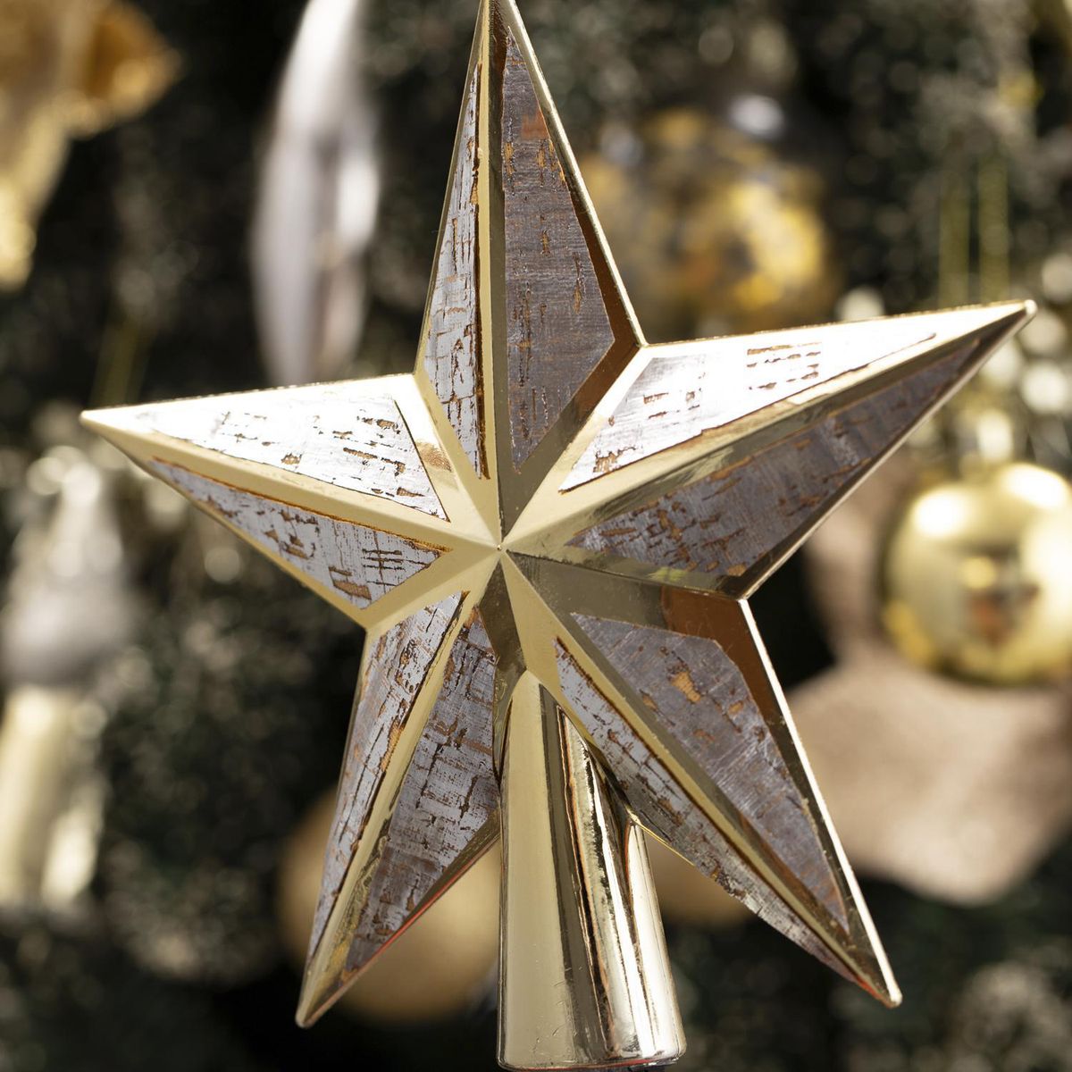 DEAR SANTA - Tope de árbol navidad estrella 20cm aos