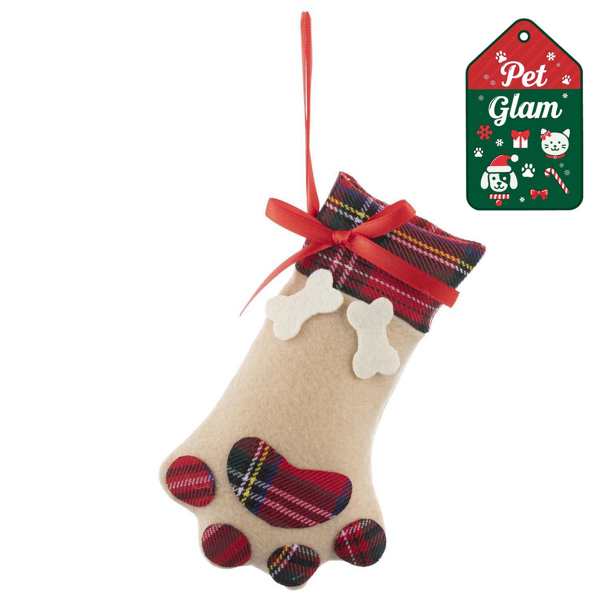 DEAR SANTA - Guantes 15cm huella de amor