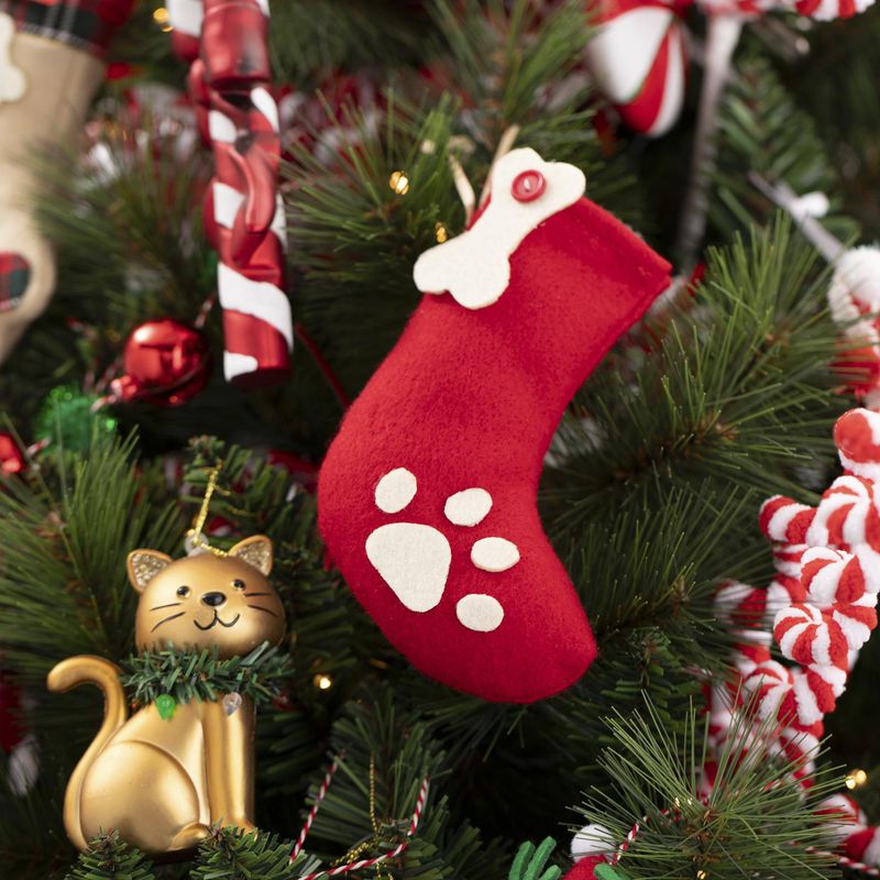 DEAR SANTA - Adorno navidad bota 14 cm pet glam