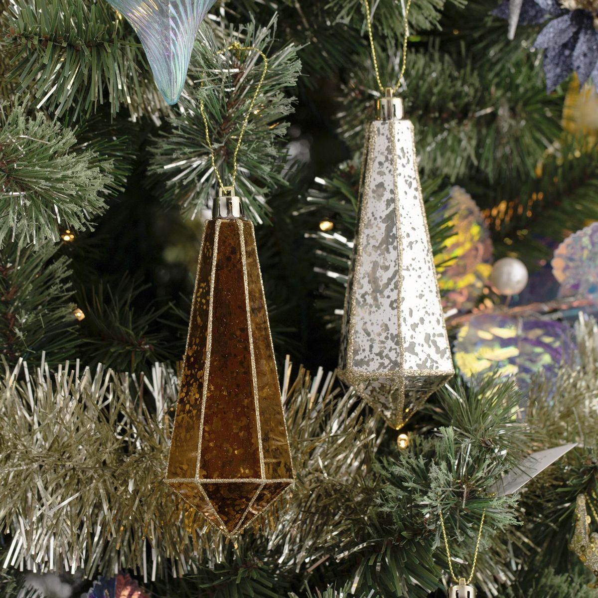 DEAR SANTA - Set 2 diamantes navidad 13 cm illusion