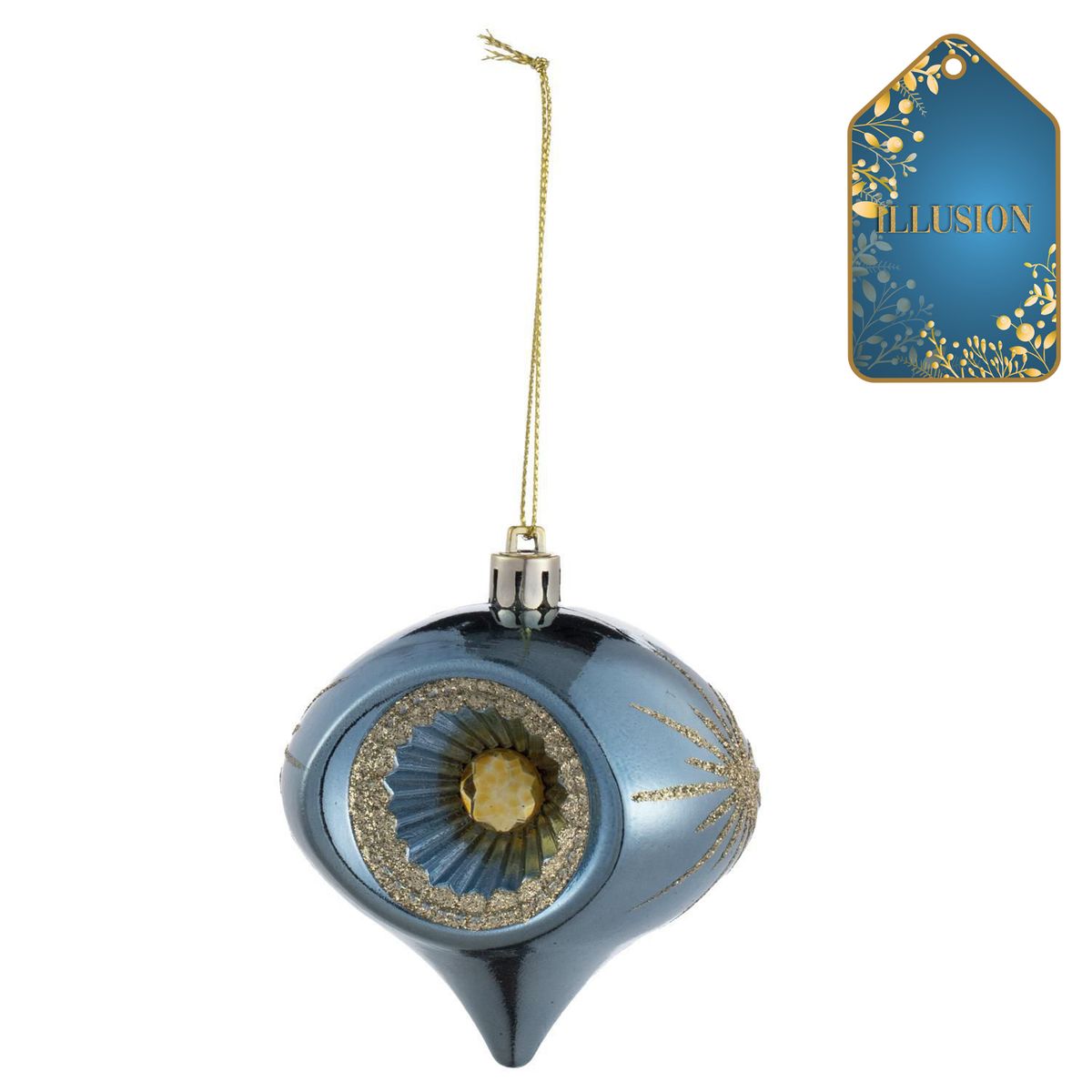 DEAR SANTA - Adorno navidad onion 8 cm illusion