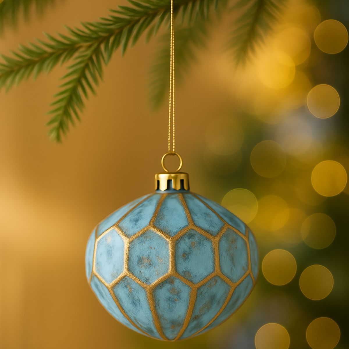 DEAR SANTA - Adorno Navidad Onion Azul 7 cm Illusion