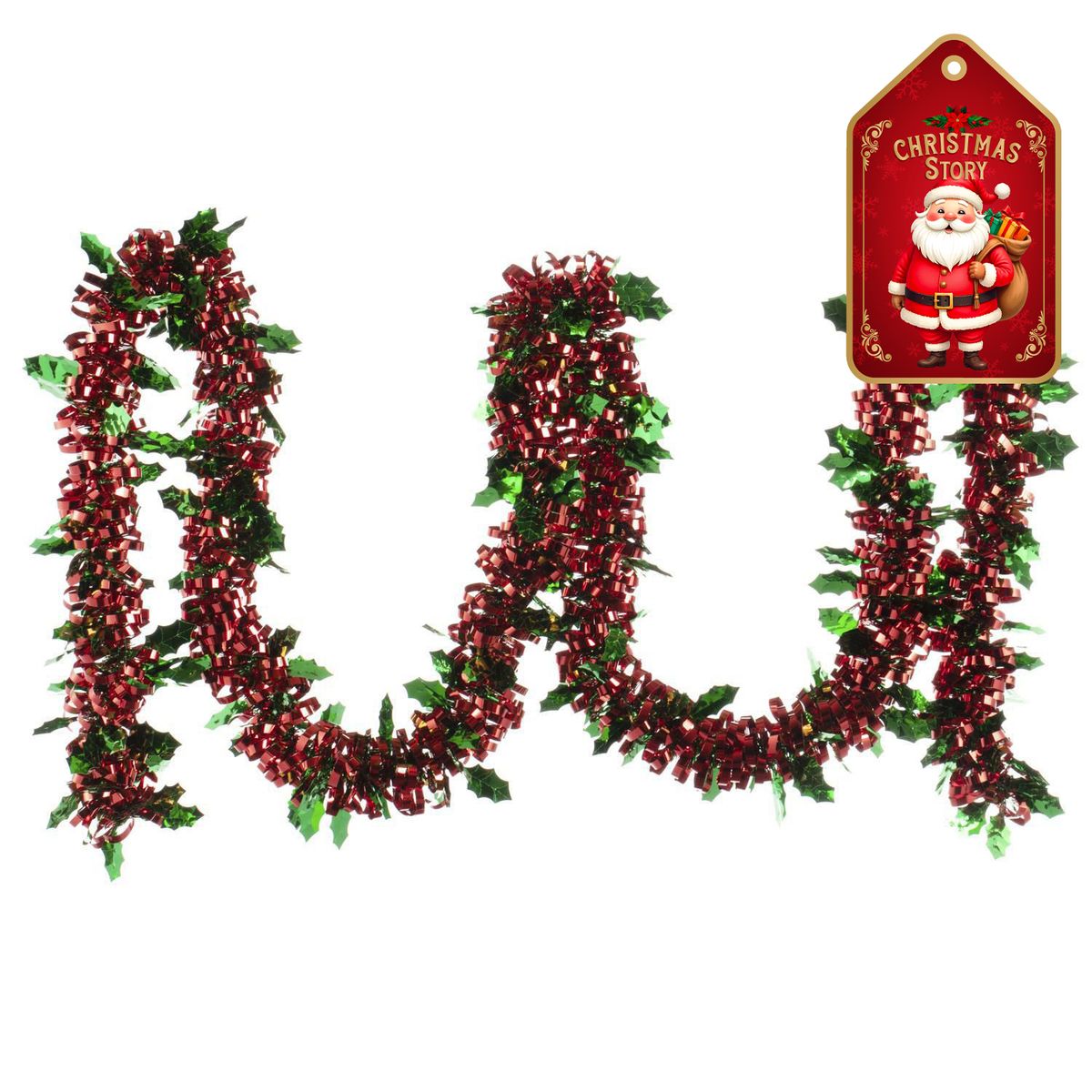 DEAR SANTA - Guirnalda navidad espiral 5x200 cm xmas story