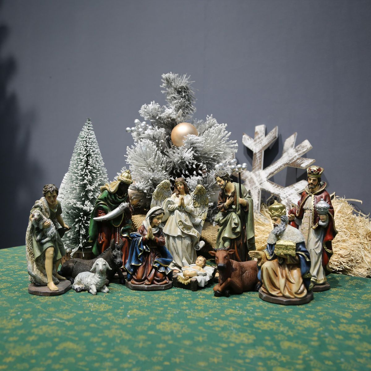 DEAR SANTA - Pesebre navidad 11 piezas 20 cm