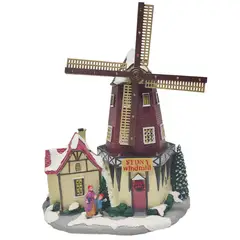 DEAR SANTA - Villa navidad molino de viento 29.5cm