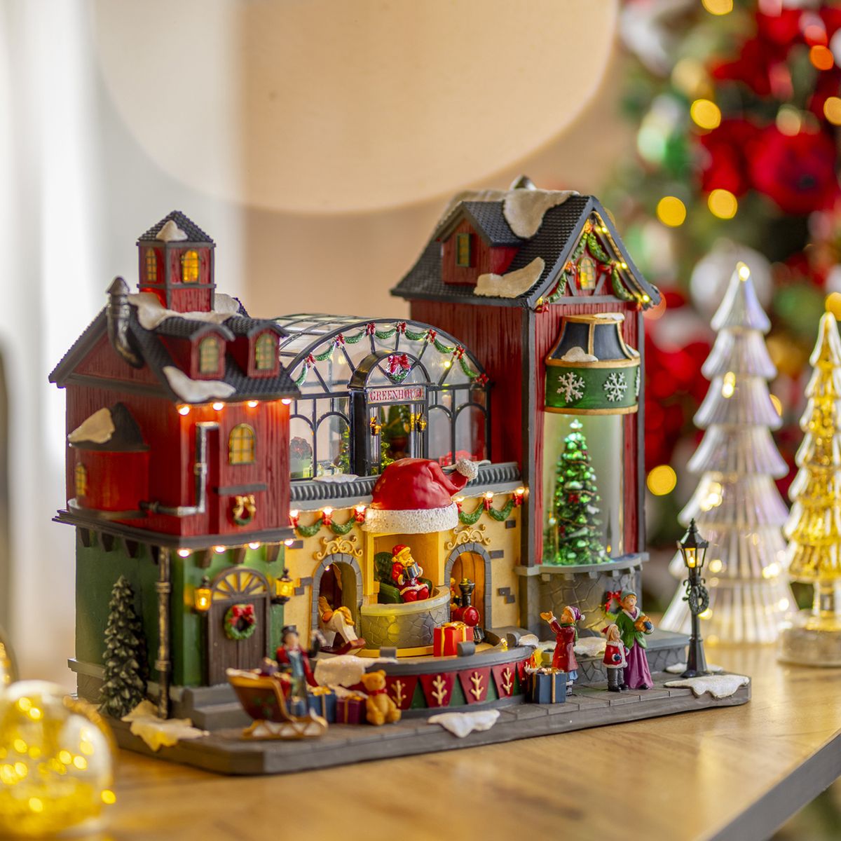 DEAR SANTA - Tienda navidad greenhouse 39 cm