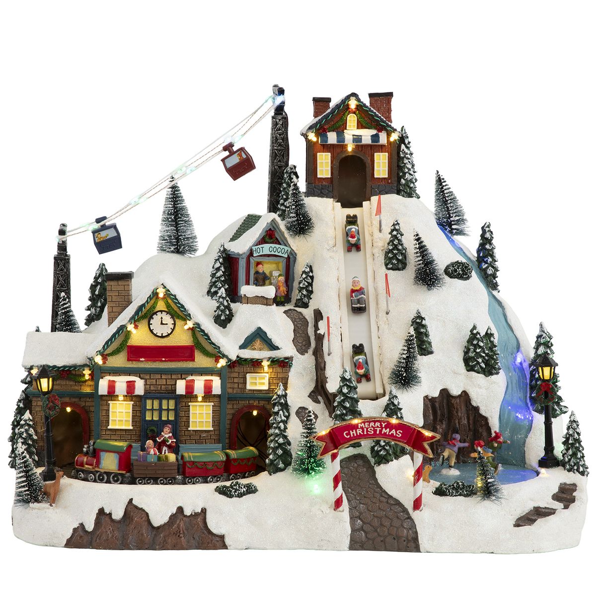 DEAR SANTA - Centro esqui navideño 36.5cm