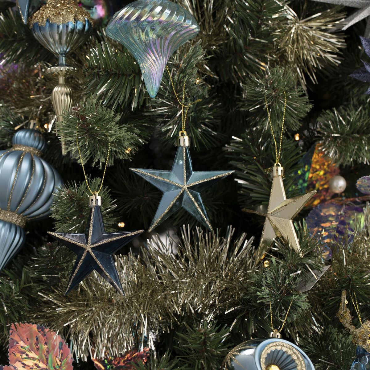 DEAR SANTA - Set 3 estrellas navidad 9 cm illusion