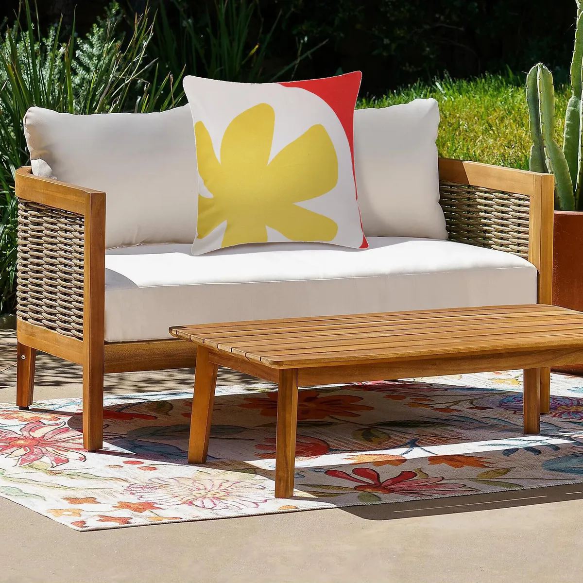 JUST HOME COLLECTION - Cojín Clasico Multicolor 45x45 cm