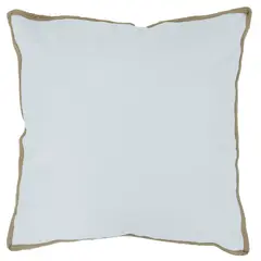 JUST HOME COLLECTION - Cojín Borde Yute Gris 50x50 cm