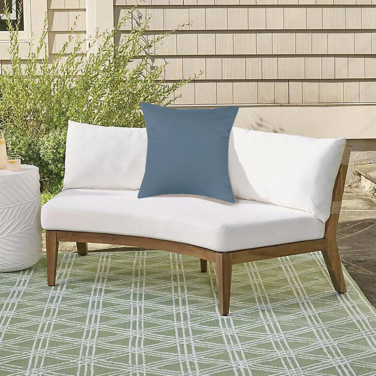 JUST HOME COLLECTION - Cojín Nordic Azul 45x45 cm