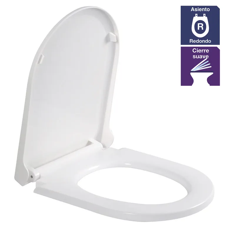 Asiento tapa WC Roma blanco