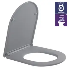 SENSI DACQUA - Asiento tapa WC Roma gris