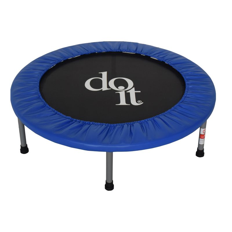 DO IT - Cama Elástica para Ejercicios 91x22x91 cm Azul/Negro