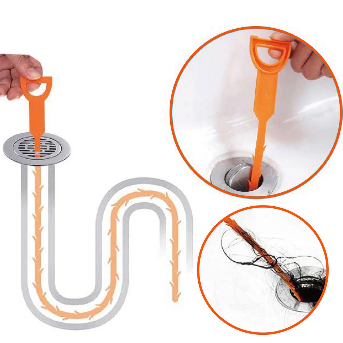 HUMBOLDT - Set 4 destapadores desague