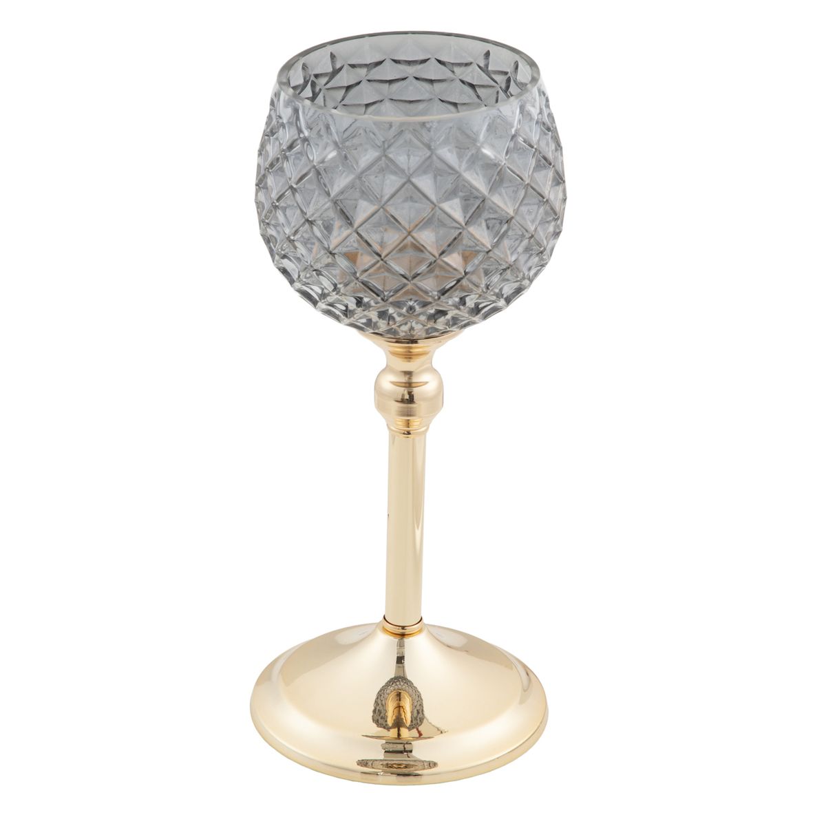 DEAR SANTA - Candelabro navidad 13x31cm vidrio