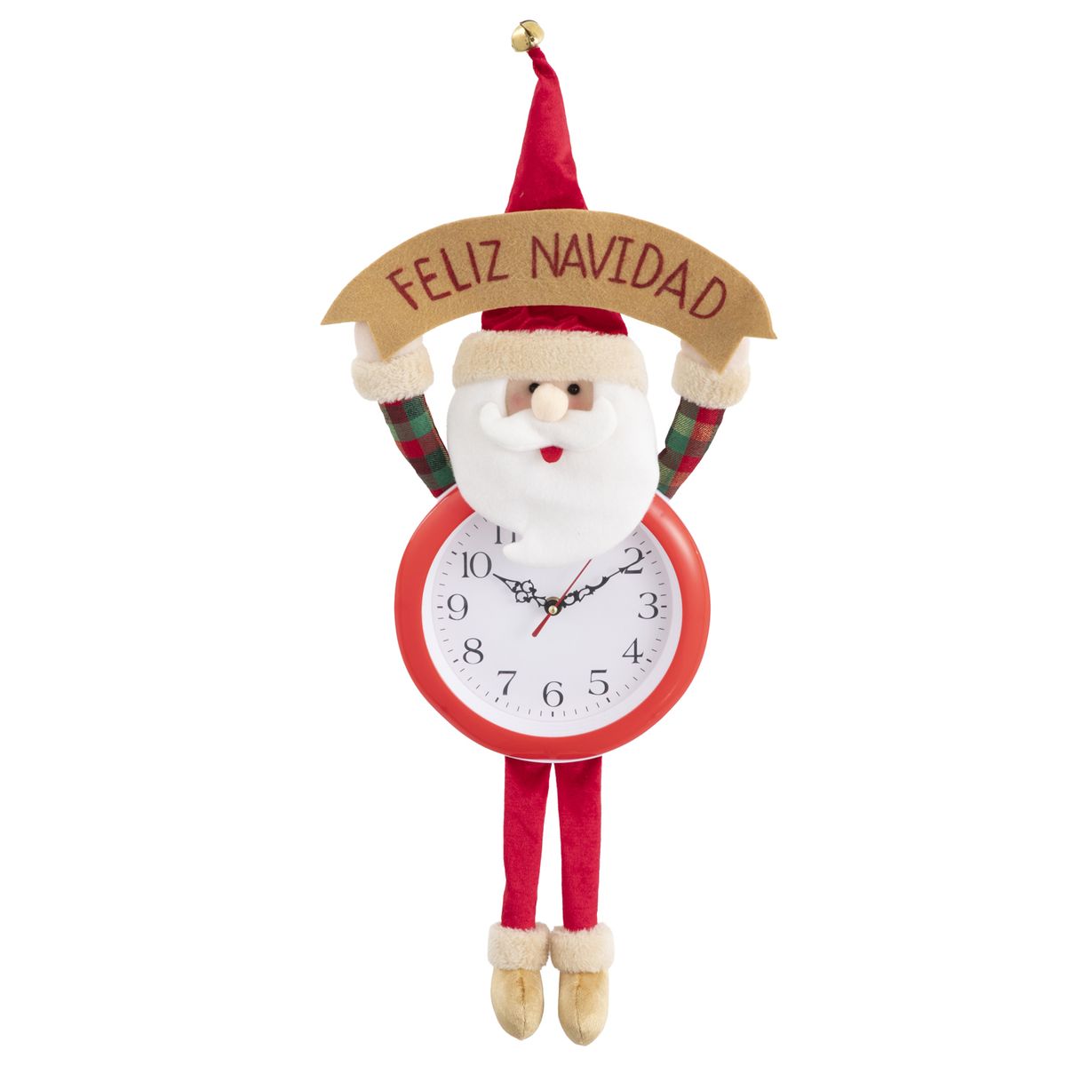DEAR SANTA - Reloj navidad pared santa 60cm xstory