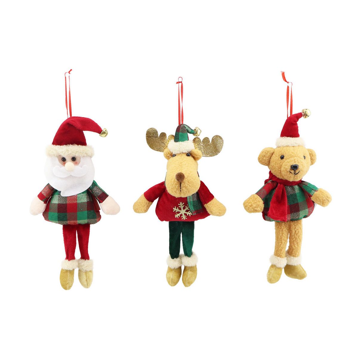 DEAR SANTA - Adorno Colgante Navidad Rojo 25 cm 1 Pieza Surtido Xstory