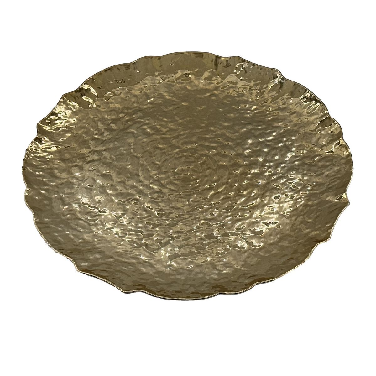 DEAR SANTA - Plato Navidad Textura 32 cm 1 Pieza Surtido