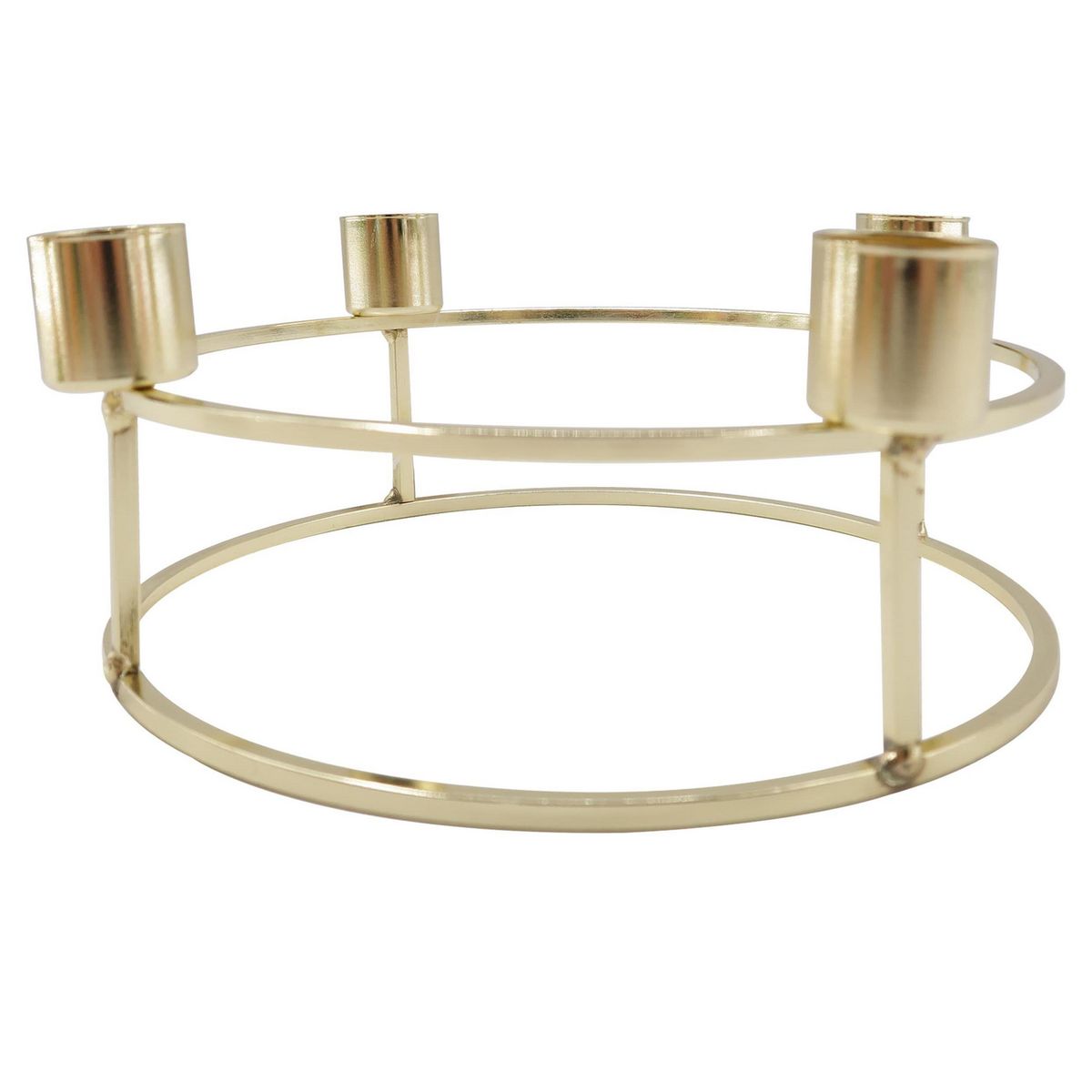 DEAR SANTA - Candelabro navidad metal 10x7.5cm dorado